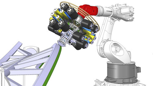 Роботизированная ячейка для загрузки - STAXX FLEX  - Broetje-Automation - для аэронавтики / автоматическая
