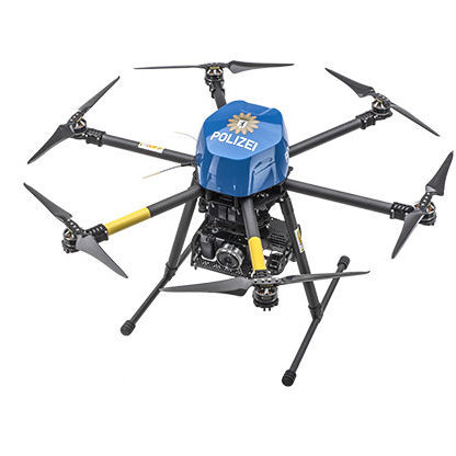 Беспилотник для профессионального использования - Surveying Robot Police - MULTIROTOR service-drone.de GmbH - для ведения наблюдения / для логистики / вертолетного типа