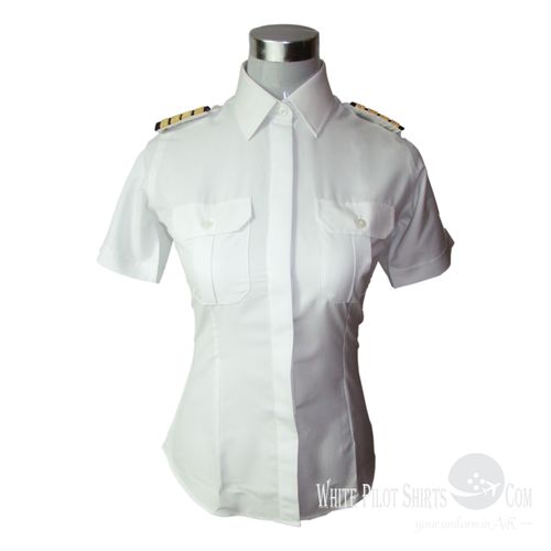 Униформа для женщин - Sea Island poplin - Whitepilotshirt.com - для пилота / из хлопка