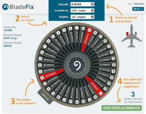 Программное обеспечение анализа данных - BladeFix  - output42 - для технического обслуживания / для двигателя самолета