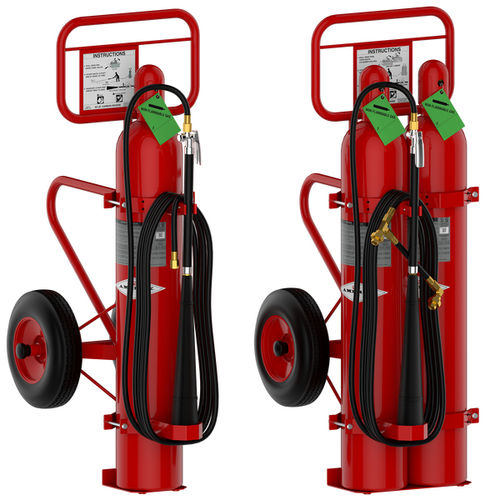 Хладоновый огнетушитель - CO2 - AMEREX CORPORATION - для аэропорта / для самолета / на колесах