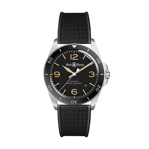 Наручные часы авиаторы - BR V2-92 STEEL HERITAGE - BELL & ROSS - хронограф / замозаводной