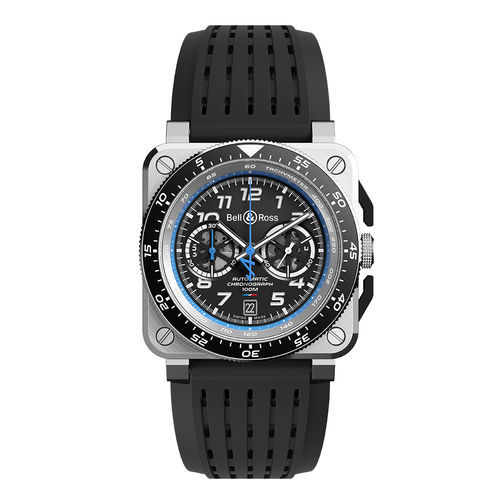 Наручные часы авиаторы - BR 03-94 A521 - BELL & ROSS - хронограф / замозаводной