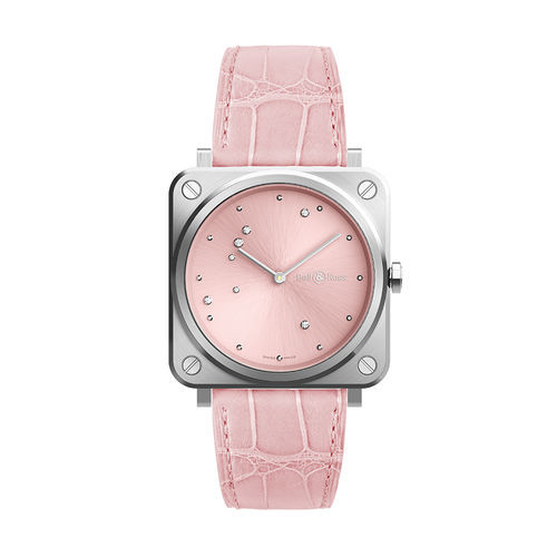 Наручные часы авиаторы - BR S PINK DIAMOND EAGLE - BELL & ROSS - замозаводной