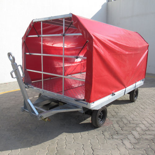 Багажная тележка для взлетно-посадочной полосы - AB502 - VIKING TRAILERS INTERNATIONAL - 4-колесная / открытая / с брезентом