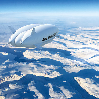 Полужесткий дирижабль - AIRLANDER 10 - Hybrid Air Vehicles - для транспорта / для подъема / гелиевый