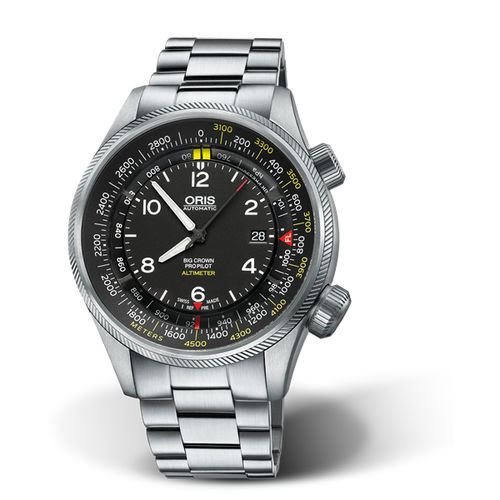Наручные часы авиаторы - 01 733 7705 4164-Set 8 23 19 - Oris - хронограф / с альтиметром / замозаводной