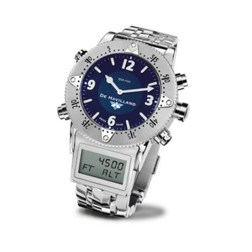 Наручные часы для пилота - DH100  - DE HAVILLAND WATCHES - авиаторы / с альтиметром / замозаводной