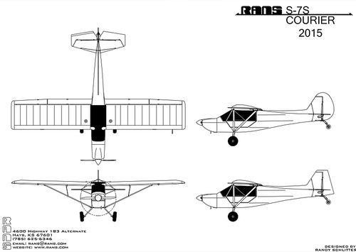 Самолет для туризма - S-7S COURIER - RANS - одномоторный / четырехтактный двигатель / двухместный