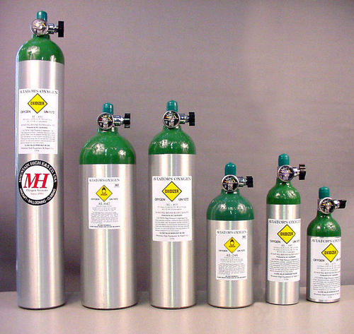 Баллон с кислородом для самолета - Aluminum - MH Oxygen/Co-Guardian