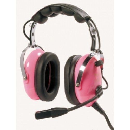 Наушники с микрофоном для пилота - P51C Pink Cadet - Pilot Communications - для коммерческой авиации / проводной