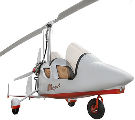 Двухместный автожир - M16 Trainer - MAGNI GYRO SRL - четырехтактный двигатель / тандем / с открытой кабиной пилота