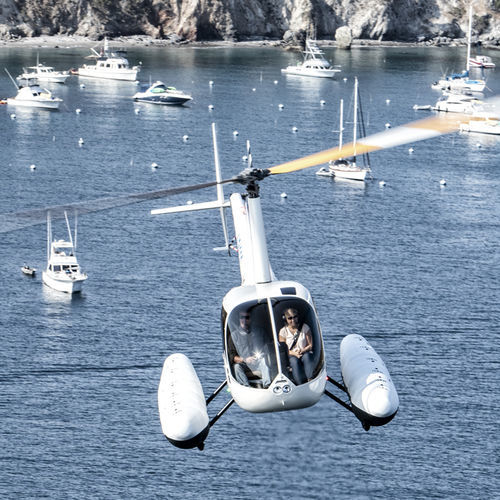 Двухместный вертолет - R44 Cadet - ROBINSON - для служебного пользования / для перевозки грузов / с поршневым двигателем