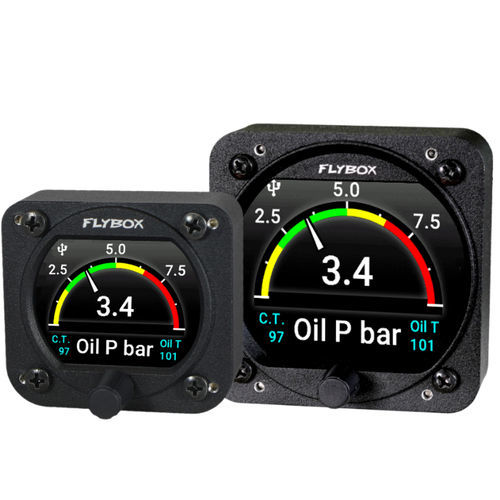 Индикатор давления - Omnia - Flybox Avionics - для измерения температуры / цифровой / электронный