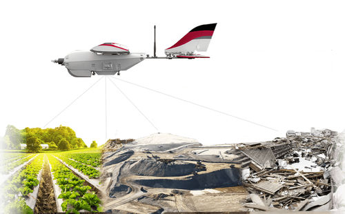 Беспилотник для профессионального использования - The Lancaster 5 - PrecisionHawk - сельскохозяйственный / машина скорой помощи / самолетного типа