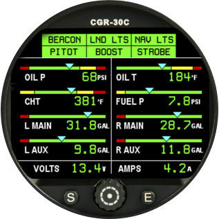 Индикатор для измерения температуры - CGR-30C - Electronics International - давления / уровень / цифровой