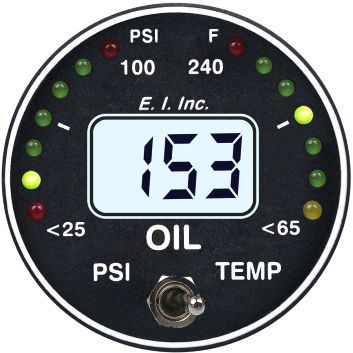 Индикатор для измерения температуры - OPT-1  - Electronics International - давления / аналоговый / для масла