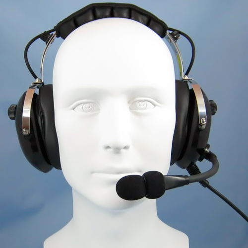Наушники с микрофоном для пилота - DRE-1001  - Headsets Inc. - для гражданской авиации / противошумный / проводной
