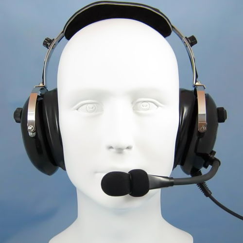 Наушники с микрофоном для пилота - DRE-6001  - Headsets Inc. - для гражданской авиации / противошумный / проводной