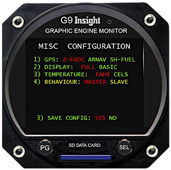 Индикатор для измерения температуры - G9  - Insight Instrument Corp. - расхода / цифровой / для топлива