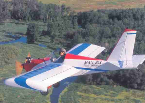 Одноместный ULM - 1030F Max-103 - Team Mini-Max LLC - двухтактный двигатель / для туризма / спортивный