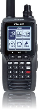 Переносная радиостанция VHF - FTA-450L - Yaesu USA - для самолета / переносная