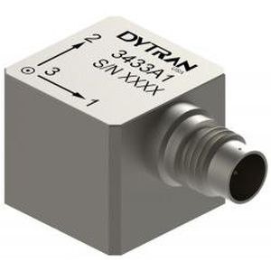 Акселерометр без дисплея - 3433A1 - Dytran Instruments, Inc. - трехосевой / IEPE / в mV