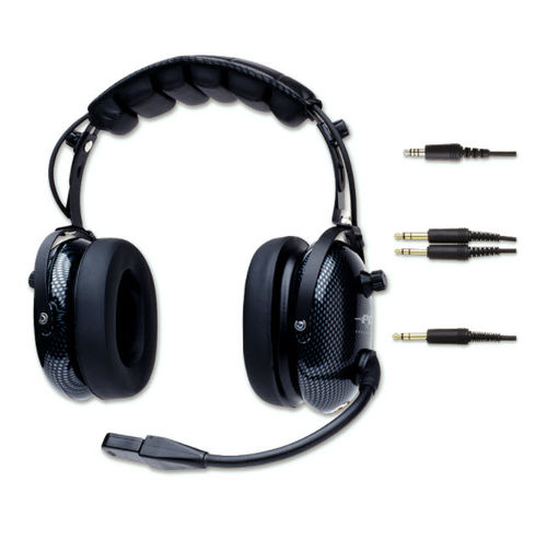 Наушники с микрофоном для пилота - GB-1000 - Gibson & Barnes - для вертолета / для гражданской авиации / противошумный