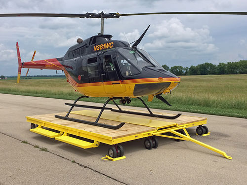 Транспортер для вертолета - Main Line Helicopter LLC - для высоких нагрузок / для аэропорта