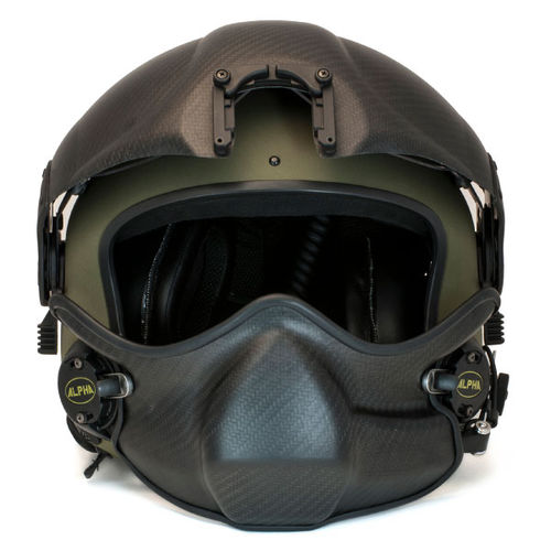 Шлем для вертолета - Alpha Eagle - Pro Flight Gear, LLC - с открытым лицом / с защитой подбородка