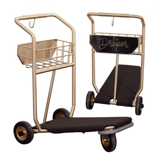 Багажная тележка для терминала аэропорта - EZ Cart 05 - Architectural Brass Co. - 3-колесная / открытая / для пассажиров