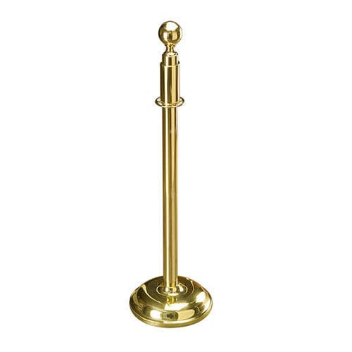 Столбик ограждения с веревкой - Bell  - Architectural Brass Co. - с круглой головкой / для пассажиров / мобильный