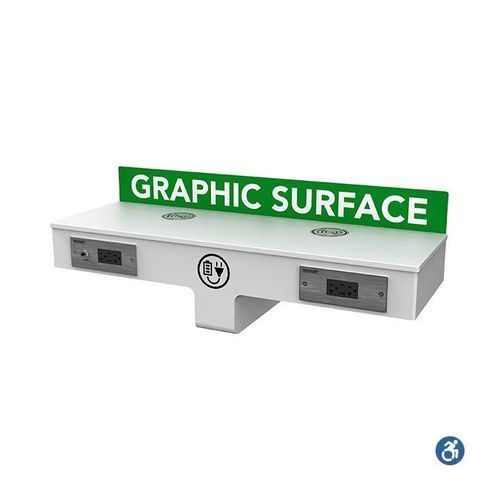 Станция подзарядки для аэропорта - PENN 3 FT - Parabit Systems - со столом / USB / для мобильного телефона