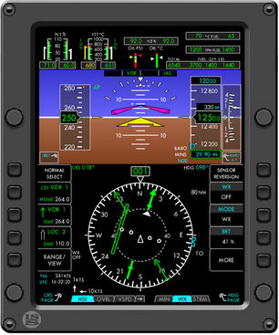 PFD для самолета - Innovative Solutions & Support - LCD