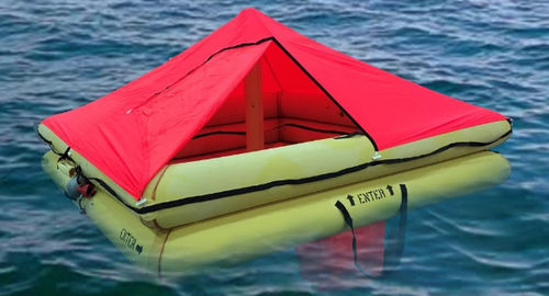 Спасательная лодка для самолета - Survival Products, Inc.