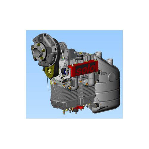 Поршневой двигатель 10 - 50 л.с. - 2350 D - SOLO® VERTRIEBS- UND ENTWICKLUNGS GMBH - 10 - 50 кг / для ULM / для планера с мотором