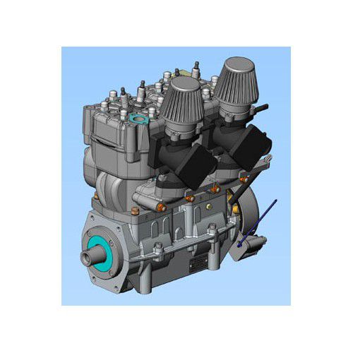 Поршневой двигатель 50 - 100 л.с. - 2625 02 - SOLO® VERTRIEBS- UND ENTWICKLUNGS GMBH - 10 - 50 кг / для ULM / для планера с мотором