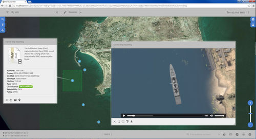 Программное обеспечение для картографии - TerraLens Web - KONGSBERG GEOSPATIAL - для аэронавтики / с данными из интернета