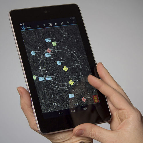Программное обеспечение для управления - TerraLens Mobile™ - KONGSBERG GEOSPATIAL - для контроля / GPS / для аэронавтики