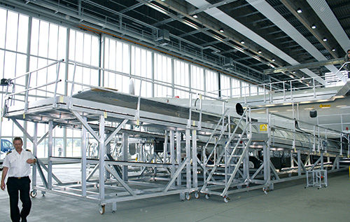 Док для обслуживания для крыльев - Orion - ALTEC Aluminium Technik GmbH - для самолета / для двигателей / мобильный
