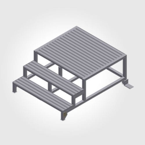 Лестница доступа - 1BM-AP-0510-0-0 - ALTEC Aluminium Technik GmbH - для технического персонала