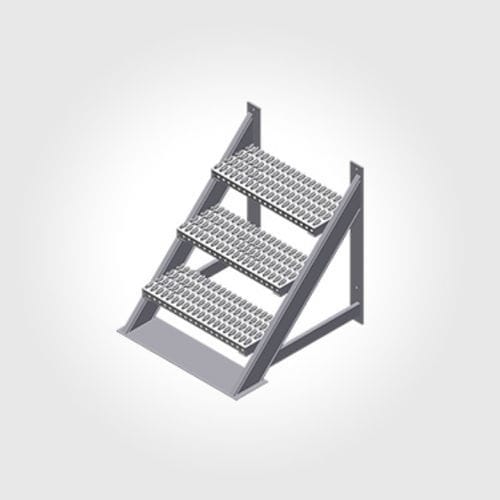 Лестница доступа - 1MK-AP-0406-0-0 - ALTEC Aluminium Technik GmbH - для технического персонала