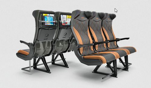Сидение для салона самолета - Carbon - Airgo Design Pte. Ltd. - для эконом-класса / с подлокотниками