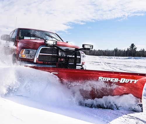 Лезвие снегоочистителя для аэродрома - Super-Duty  - BOSS - с наклонным отвалом
