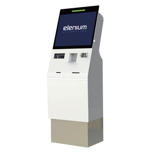 Стойка регистрации с принтером - Elenium Automation - напольная / для аэропорта