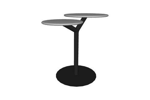 Стол для аэропорта - Bistro - Forms+Surfaces - из нержавеющей стали / из атласа / из песчаника