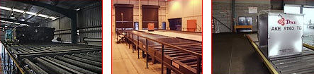 Конвейер с роликами - McGrath Industries - для товаров / горизонтальный / для аэропорта