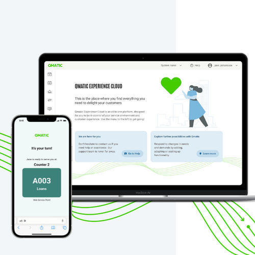 Программное обеспечение для управления очередью - Qmatic - для аэропорта / облачная среда / облачная среда