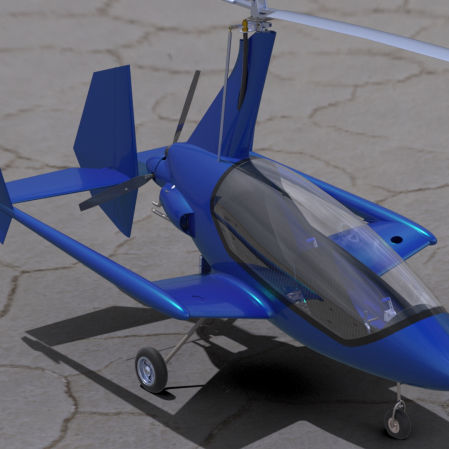 Одноместный автожир - Exodus - Aviomania Aircraft - тандем / с закрытой кабиной пилота