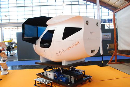 Симулятор полета - SC07 - BOT-aircraft - тренировочный / в форме кокпита